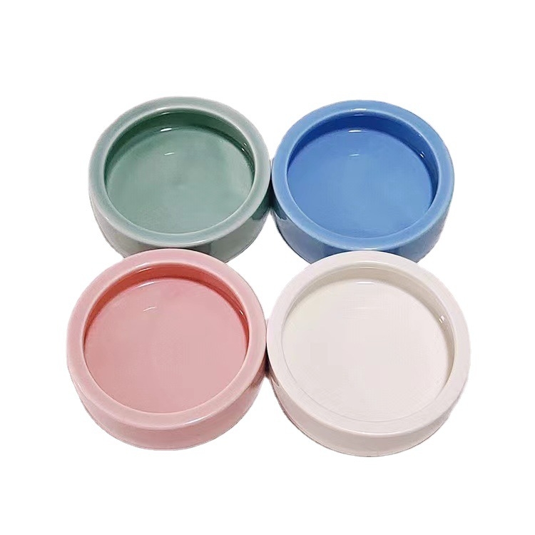 Kérámiás kisállat etető tál (Anti-Tilt, Anti-Splash; Xin Boheng; származás: Dehua; 360 darab; akváriumhoz)