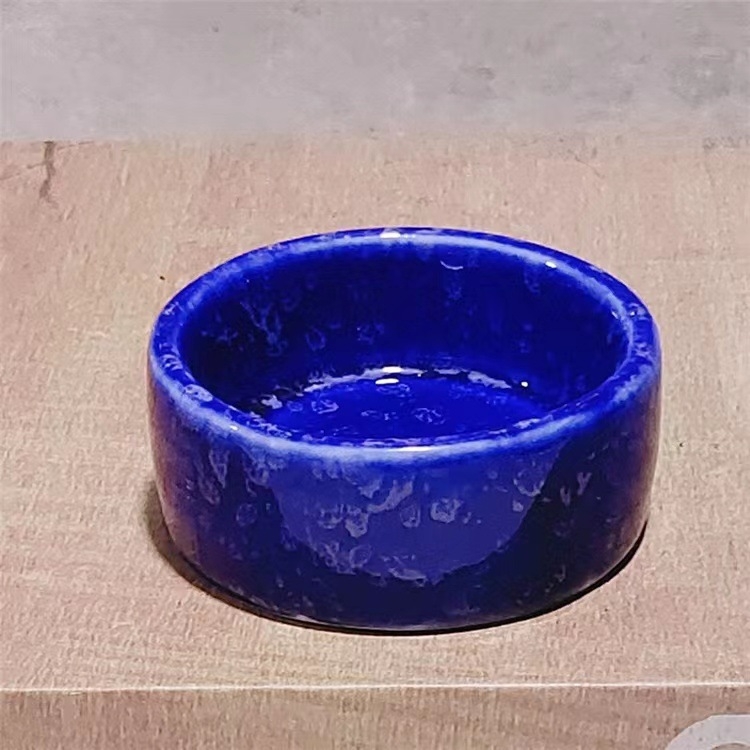 Kérámiás kisállat etető tál (Anti-Tilt, Anti-Splash; Xin Boheng; származás: Dehua; 360 darab; akváriumhoz)