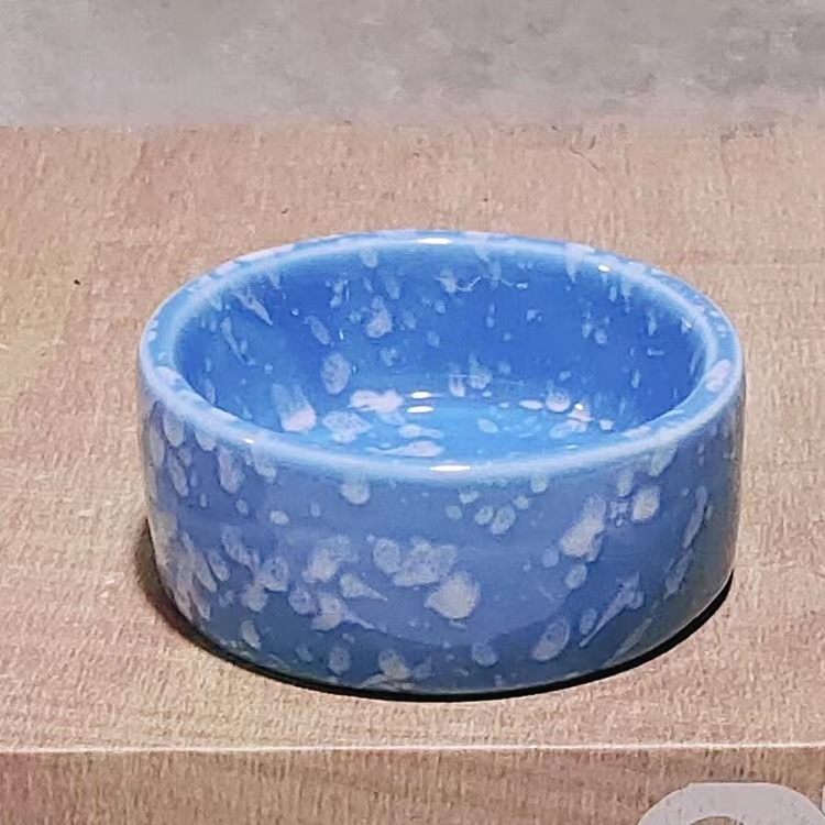 Kérámiás kisállat etető tál (Anti-Tilt, Anti-Splash; Xin Boheng; származás: Dehua; 360 darab; akváriumhoz)