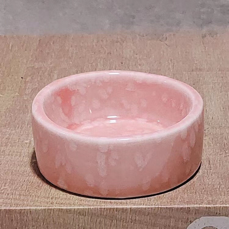 Kérámiás kisállat etető tál (Anti-Tilt, Anti-Splash; Xin Boheng; származás: Dehua; 360 darab; akváriumhoz)