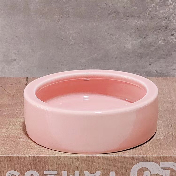 Kérámiás kisállat etető tál (Anti-Tilt, Anti-Splash; Xin Boheng; származás: Dehua; 360 darab; akváriumhoz)