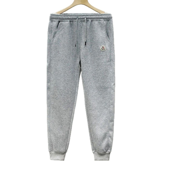 Izšivane sportske hlače jogger, unisex, ravni kroj, duljina 9/10, Velveteen tkanina s Cupro vlaknima