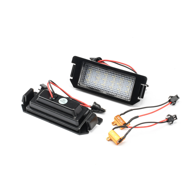LED lampica za registarsku pločicu za Hyundai i20 i Kia seriju, 12V, 3W, 6500K, LED+PC, životni vijek 50.000 sati