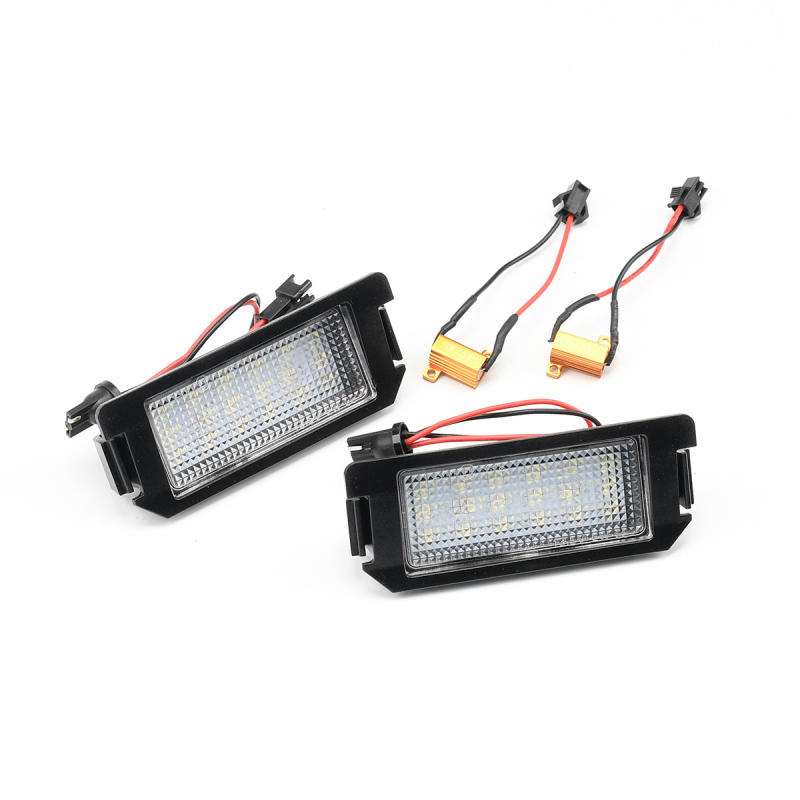 LED lampica za registarsku pločicu za Hyundai i20 i Kia seriju, 12V, 3W, 6500K, LED+PC, životni vijek 50.000 sati