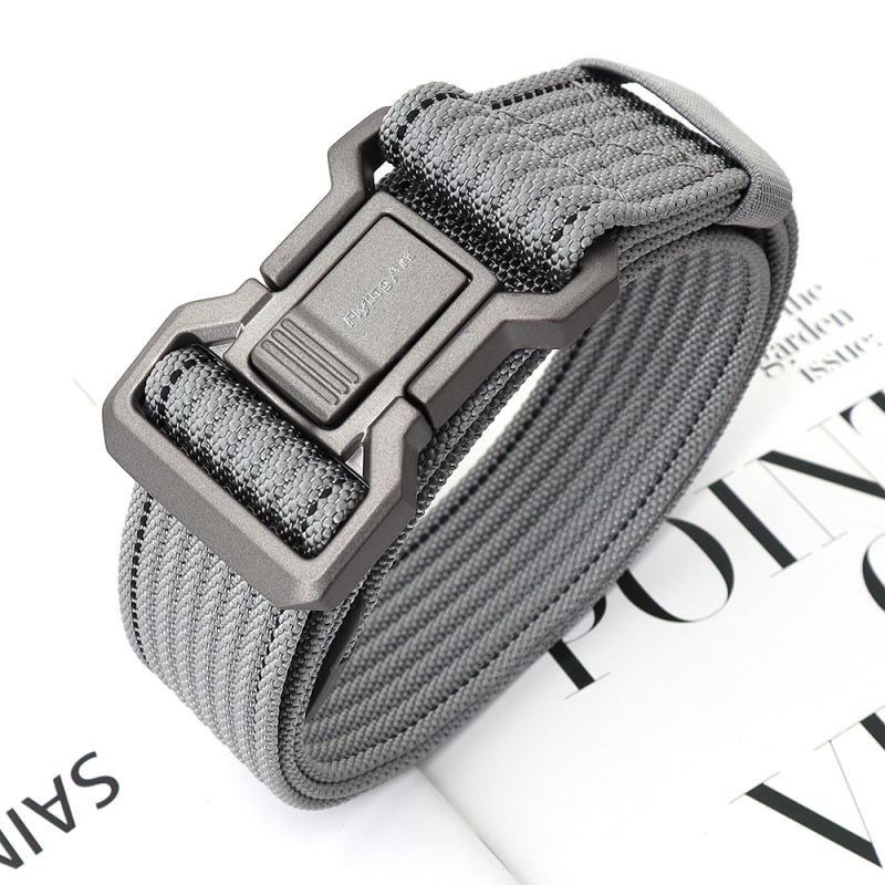 Najlonski taktički kaiš s kopčom od legure, kopča na snap, širina 2–4 cm, obrada elektropoliranjem i laserskim graviranjem