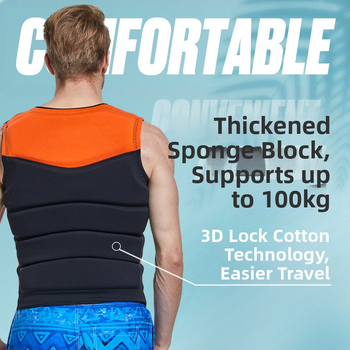 Záchranná vesta pre dospelých, značka Shabbat, materiál EPE, licencovaná súkromná značka