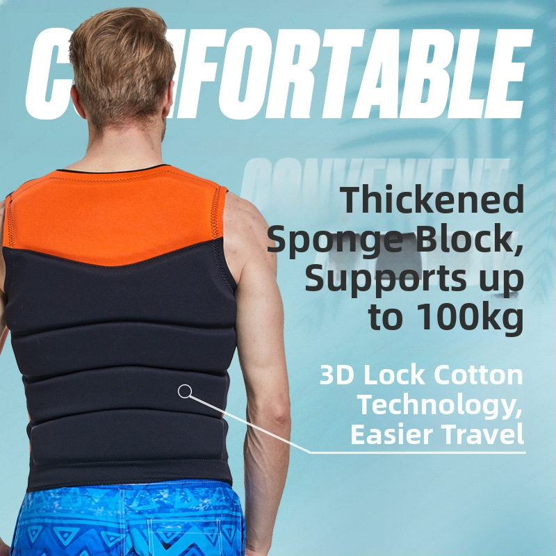 Záchranná vesta pre dospelých, značka Shabbat, materiál EPE, licencovaná súkromná značka