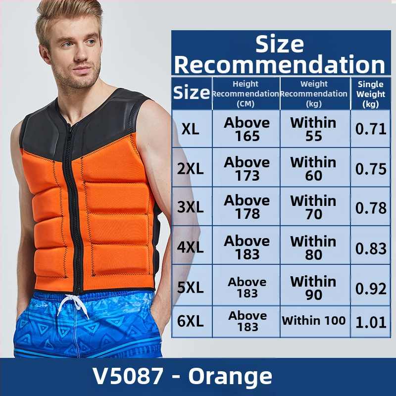 Záchranná vesta pre dospelých, značka Shabbat, materiál EPE, licencovaná súkromná značka