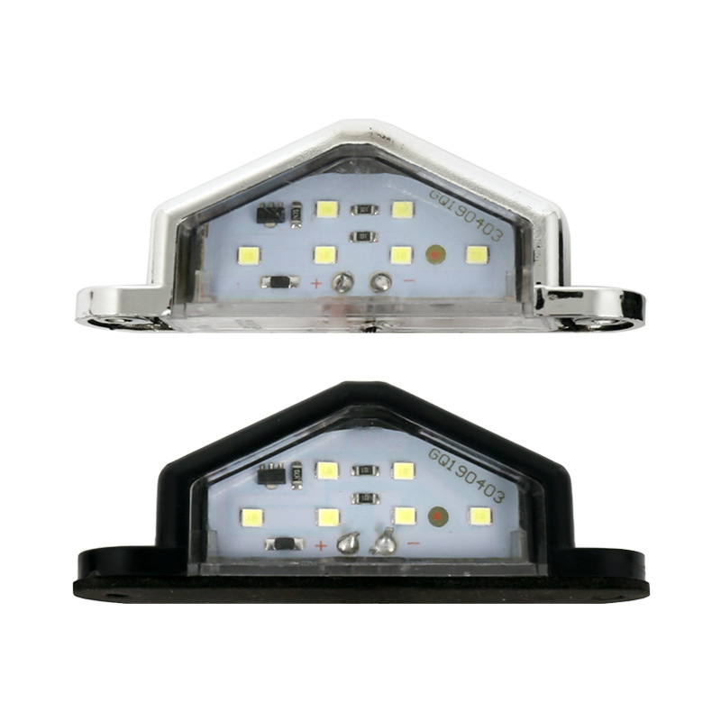 Svjetlo registarske pločice kamiona, 6 LED, 12–24V napajanje