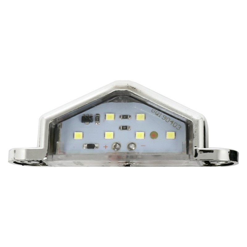 Svjetlo registarske pločice kamiona, 6 LED, 12–24V napajanje