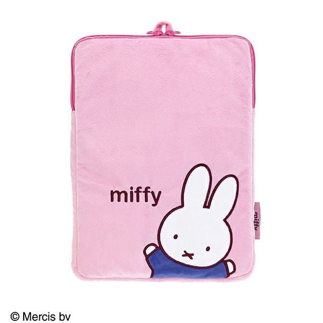 Taška na tablet s vyšívaným motívom Miffy v japonskom štýle, prenosná, s ochranou proti nárazu, obal na notebook a laptop