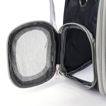 Котешка раница за пренасяне на домашни любимци, твърд корпус, поликарбонат, капацитет малък/среден