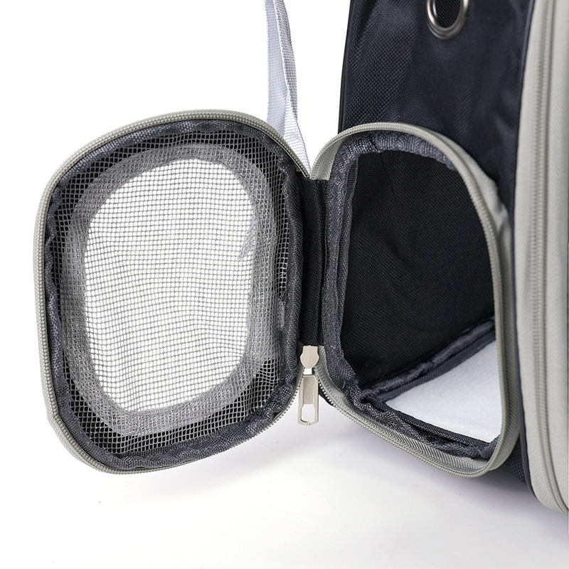 Котешка раница за пренасяне на домашни любимци, твърд корпус, поликарбонат, капацитет малък/среден