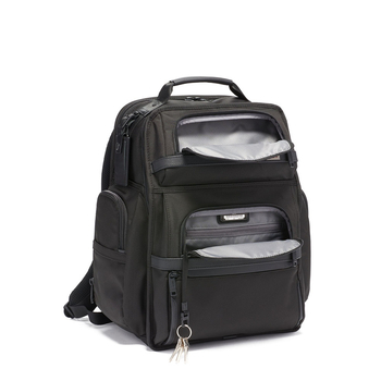 Muški poslovni ruksak za prijenosno računalo, od prave kože, kapacitet 36–55 L, geometrijski uzorak, ergonomski stražnji panel, stil poslovne elite