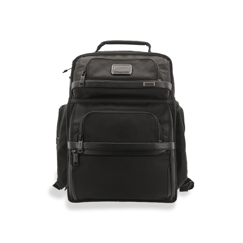 Muški poslovni ruksak za prijenosno računalo, od prave kože, kapacitet 36–55 L, geometrijski uzorak, ergonomski stražnji panel, stil poslovne elite