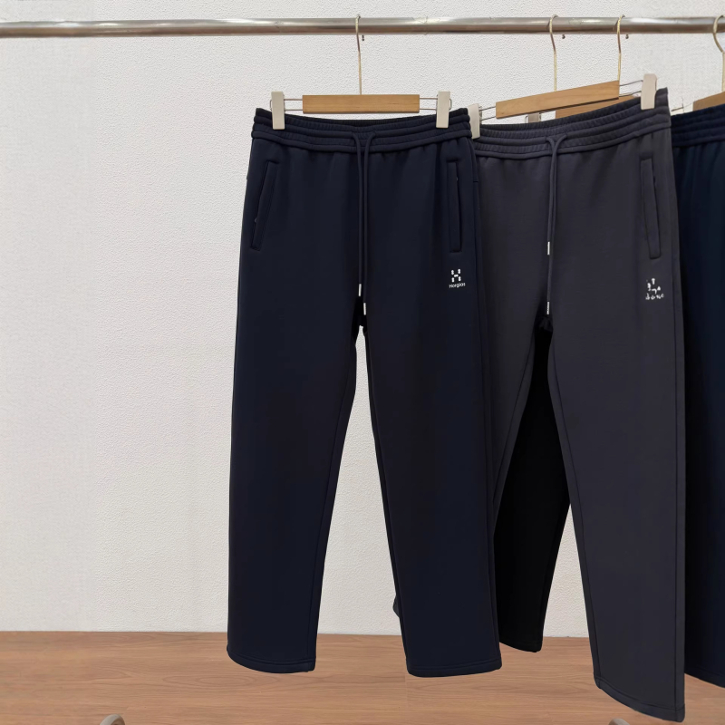 ql1155 Muške sportske casual trenirke od terry materijala, 65% poliester + 35% pamuk, 280 g/m², ravni kroj, proljeće 2025