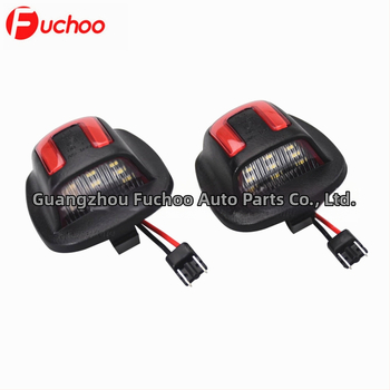 LED φως πινακίδας για Nissan Navara NP300 D22 1998-2004 — 12V, 5W, ABS housing, compatible with NP300 D22