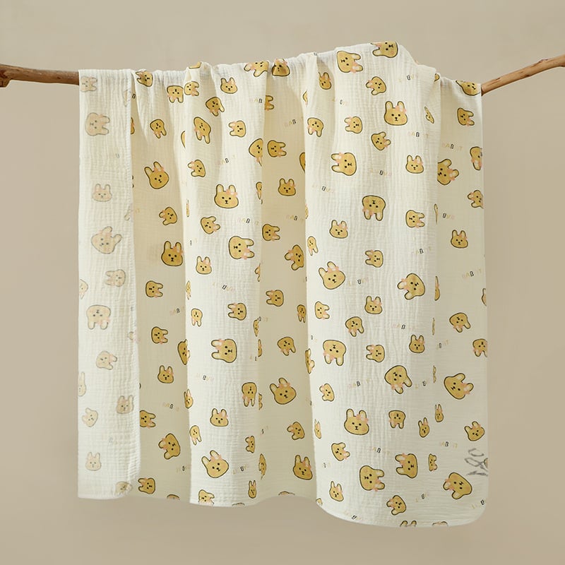 Baba nyári pléd - selyemszál töltet, 100% pamut anyag, újszülöttnek