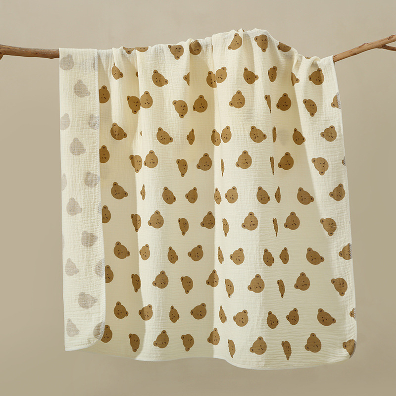 Baba nyári pléd - selyemszál töltet, 100% pamut anyag, újszülöttnek