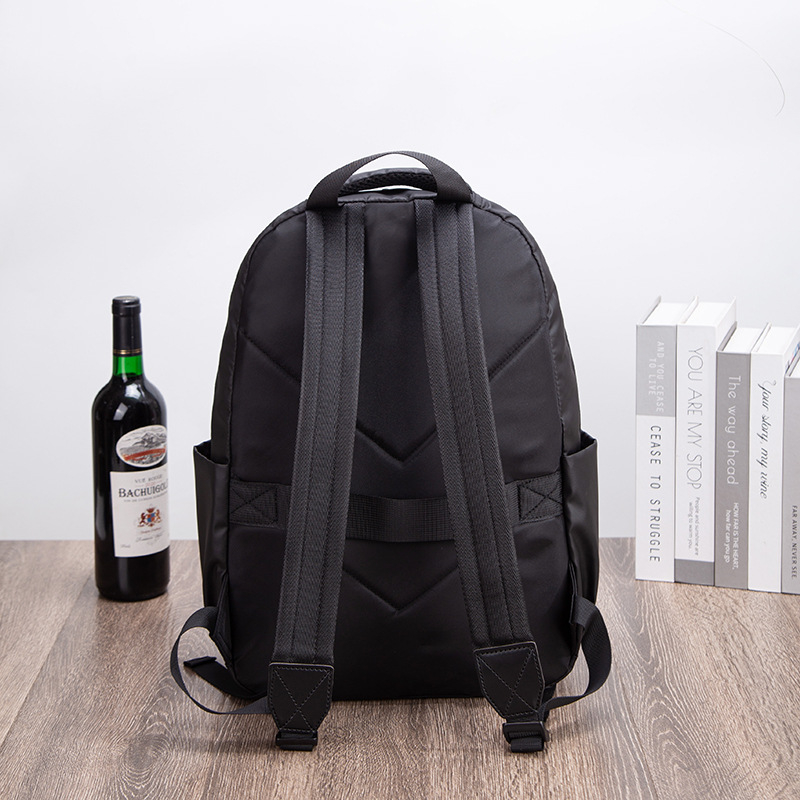 Ruksak za laptop za poslovna putovanja, vodootporan, PU kožni detalji, kapacitet 20–35L, Oxford platno, zakrivljeni naramenici, Cross-border stil