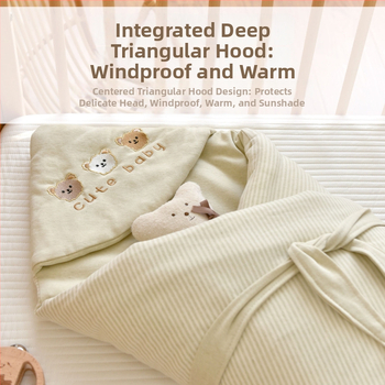 Detská deka z čistej bavlny, polyesterová výplň, jeseň-zima, pre novorodencov.