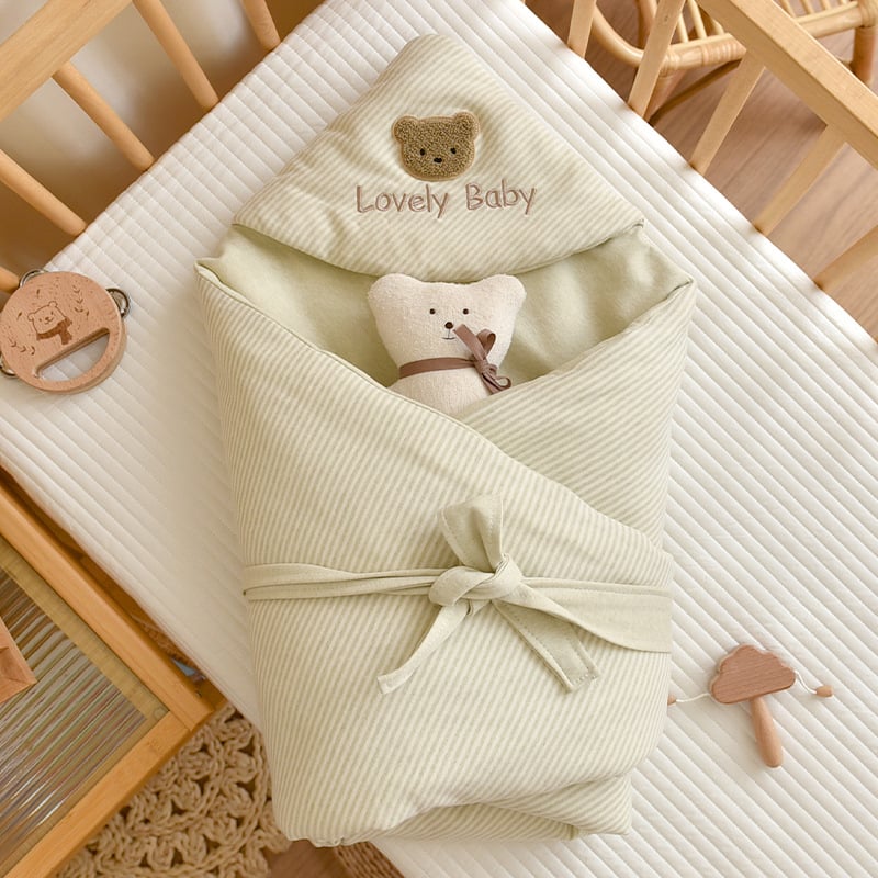 Detská deka z čistej bavlny, polyesterová výplň, jeseň-zima, pre novorodencov.