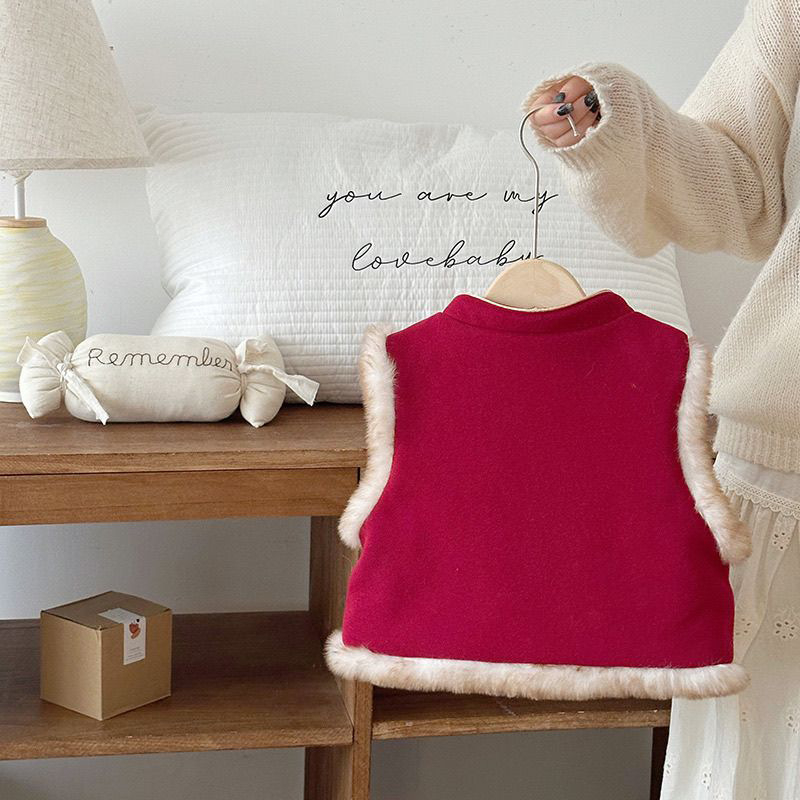 Dječja vest, kardigan u korejskom stilu, zima 2025, za djecu 3–8 godina, vanjski materijal 30% poliester s punilom od pamuka