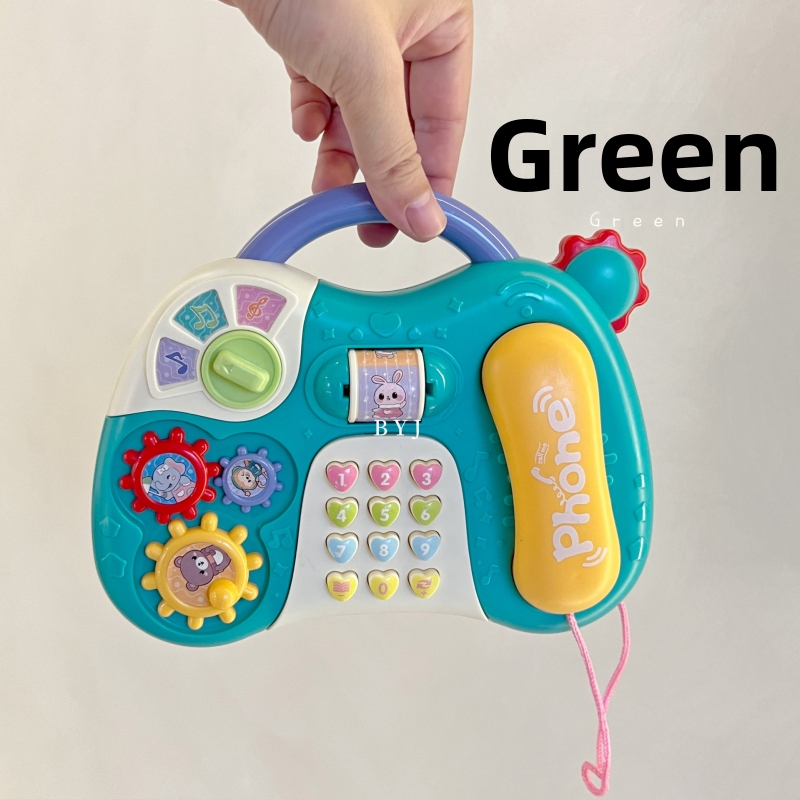 Whack-a-mole играчка с музикален барабан, пластмасова, шестоъгълна форма, за деца 0–3 години