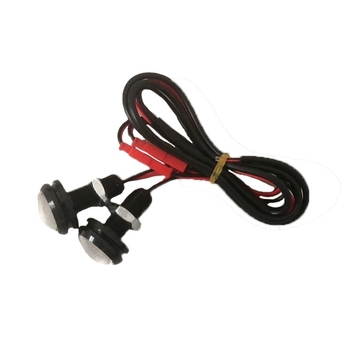 TECKZOOM Stražnja LED svjetla za automobile i motocikle, model Slow Flash Airplane Light, 12V, aluminijsko kućište