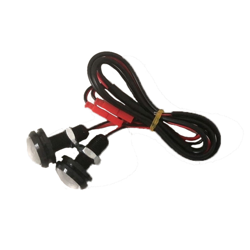 TECKZOOM Stražnja LED svjetla za automobile i motocikle, model Slow Flash Airplane Light, 12V, aluminijsko kućište