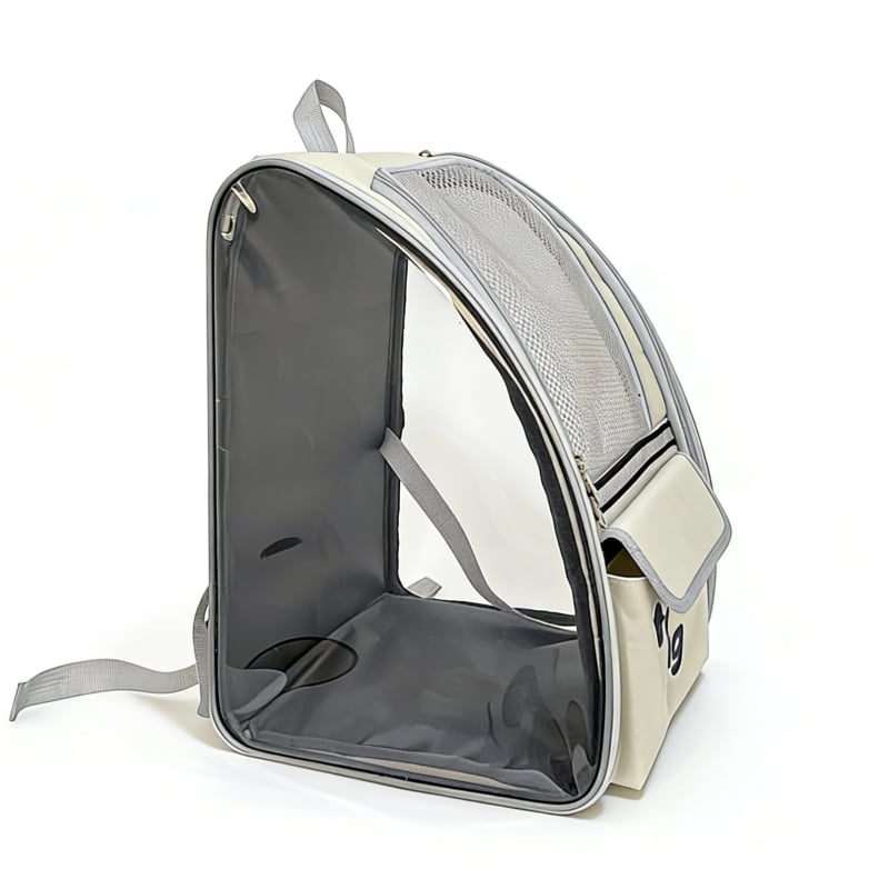 Дишаща сгъваема чанта за домашни любимци за котки и малки кучета, портативна раница за разходки, капацитет 7.5 кг за котки / 5.5 кг за кучета
