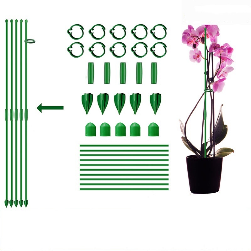Пергола за катерещи растения за рози и Монстера, вътрешна поставка за растения с пластмасово-стъклопластов прът