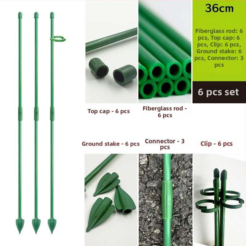 Пергола за катерещи растения за рози и Монстера, вътрешна поставка за растения с пластмасово-стъклопластов прът