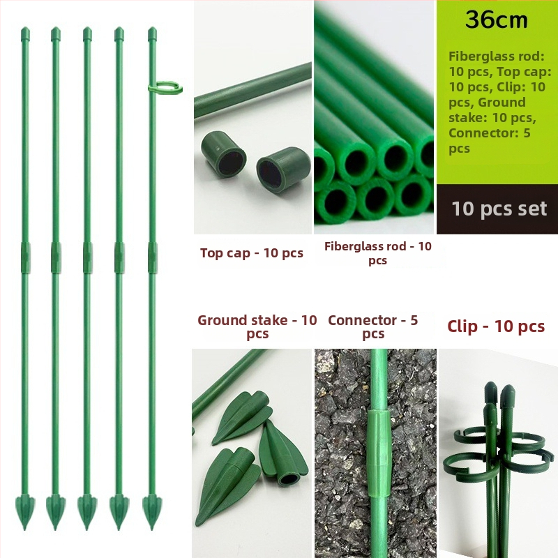 Пергола за катерещи растения за рози и Монстера, вътрешна поставка за растения с пластмасово-стъклопластов прът