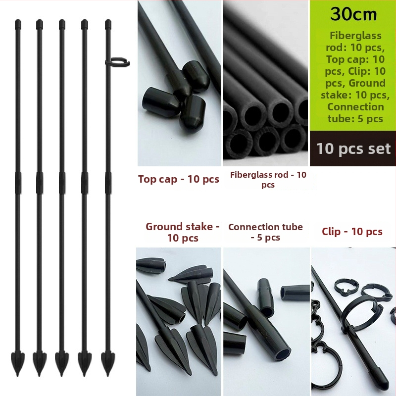 Пергола за катерещи растения за рози и Монстера, вътрешна поставка за растения с пластмасово-стъклопластов прът