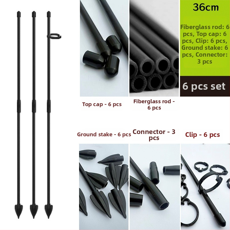 Пергола за катерещи растения за рози и Монстера, вътрешна поставка за растения с пластмасово-стъклопластов прът