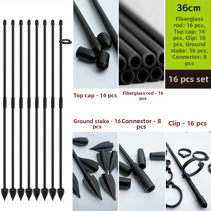 Пергола за катерещи растения за рози и Монстера, вътрешна поставка за растения с пластмасово-стъклопластов прът