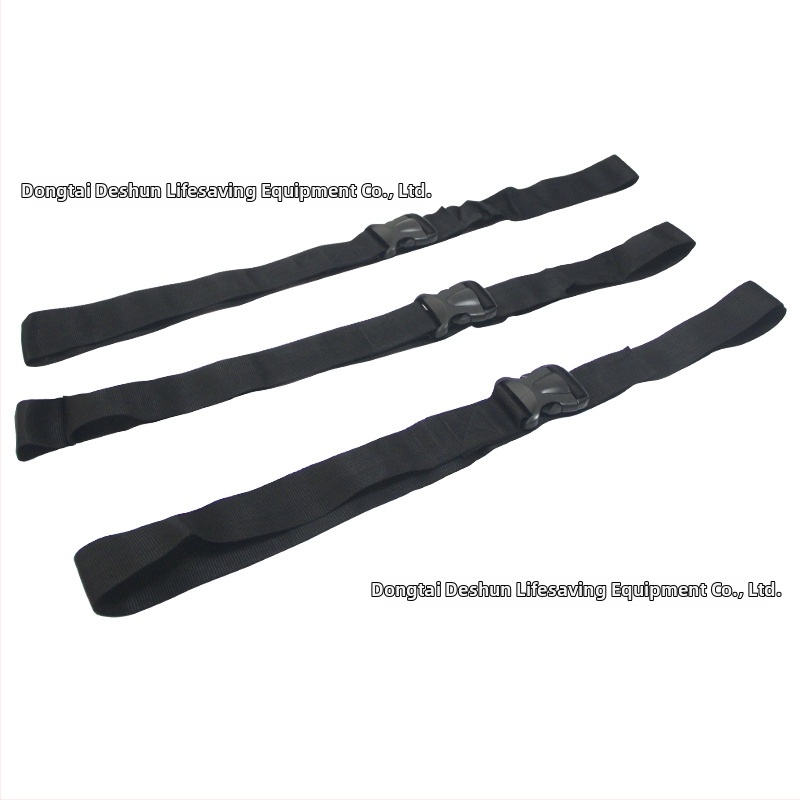 Sada nosidiel na vodné záchrany s chrbtovou platňou, skladacia plastová nosidla, PE držiak hlavy a krčná opora — Značka Three Tails, Model SWY-SYJYDJ-01