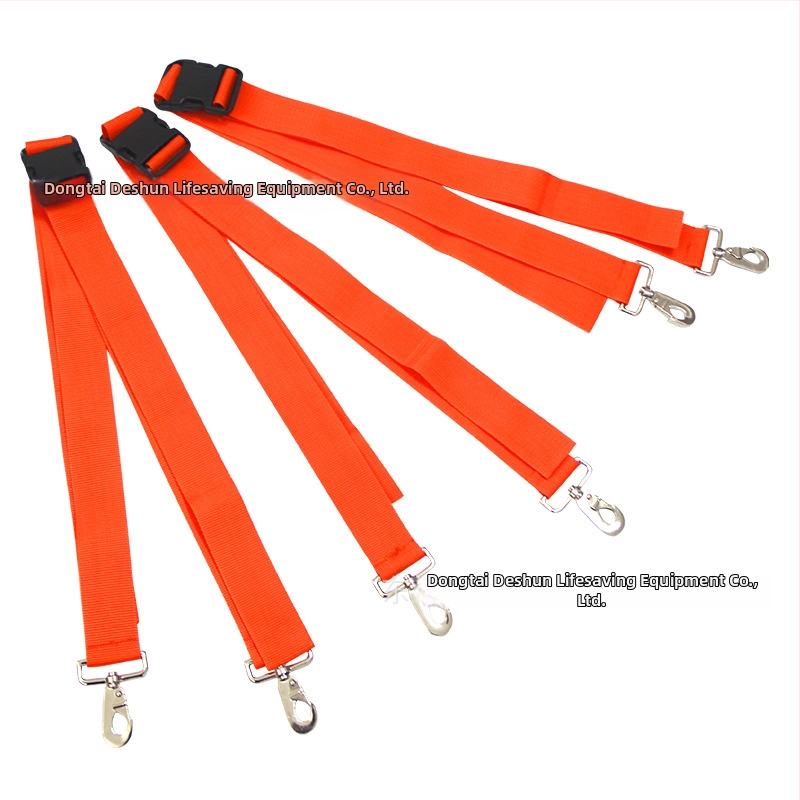 Sada nosidiel na vodné záchrany s chrbtovou platňou, skladacia plastová nosidla, PE držiak hlavy a krčná opora — Značka Three Tails, Model SWY-SYJYDJ-01