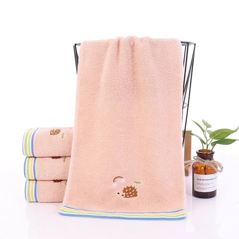 Dječji ručnik od 100% pamuka, mekan i upijajući, s crtić-motivom, džakard izvezeno, 32s pređa, težina 50–80 g, prilagodljiv