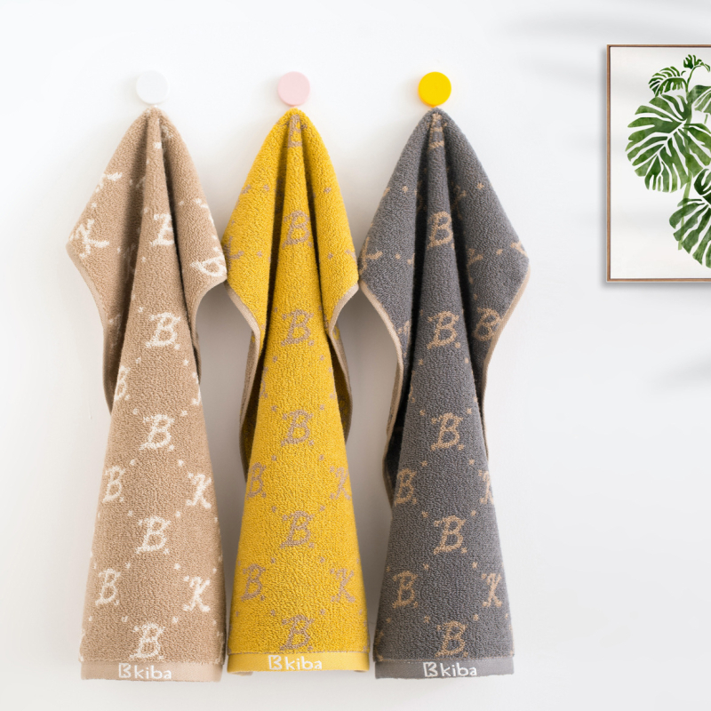 Sakura márkájú gyerekeknek szóló Jacquard pamut arctörölköző – 32S fonal