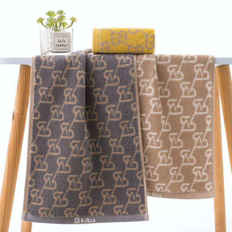 Sakura márkájú gyerekeknek szóló Jacquard pamut arctörölköző – 32S fonal