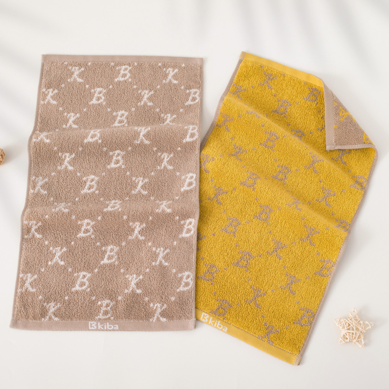 Sakura márkájú gyerekeknek szóló Jacquard pamut arctörölköző – 32S fonal