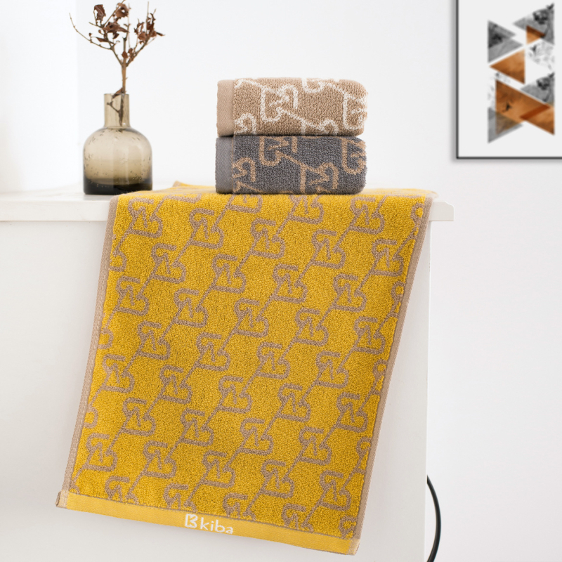 Sakura márkájú gyerekeknek szóló Jacquard pamut arctörölköző – 32S fonal