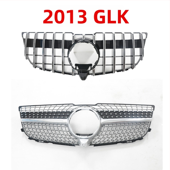 Mercedes-Benz GLK 2013-2015 hviezdicová GT predná mriežka, ABS plast, montáž na nárazník