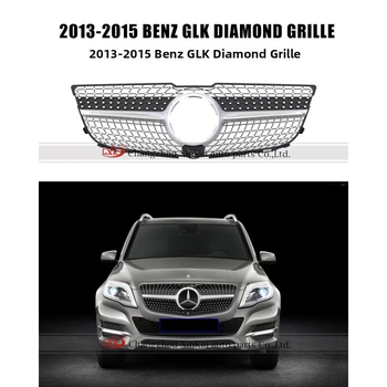 Mercedes-Benz GLK 2013-2015 hviezdicová GT predná mriežka, ABS plast, montáž na nárazník