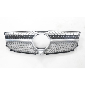 Mercedes-Benz GLK 2013-2015 γρίλια εμπρός με σχέδιο αστέρι GT, ABS πλαστικό, τοποθέτηση σε προφυλακτήρα