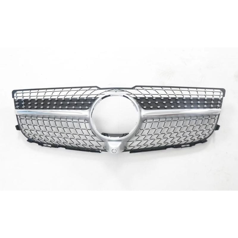 Mercedes-Benz GLK 2013-2015 γρίλια εμπρός με σχέδιο αστέρι GT, ABS πλαστικό, τοποθέτηση σε προφυλακτήρα