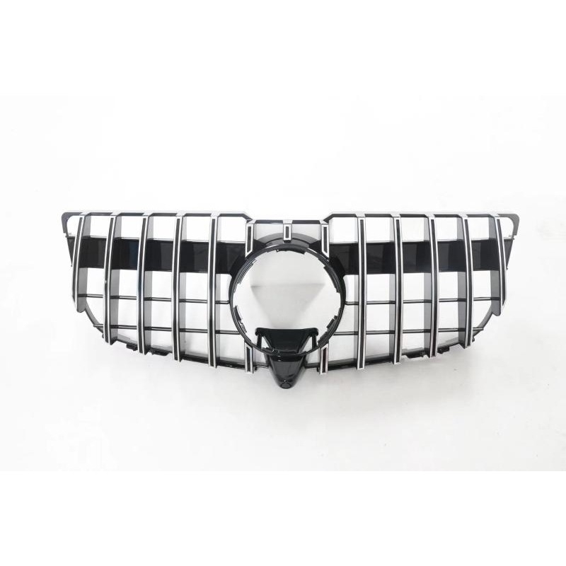 Mercedes-Benz GLK 2013-2015 γρίλια εμπρός με σχέδιο αστέρι GT, ABS πλαστικό, τοποθέτηση σε προφυλακτήρα