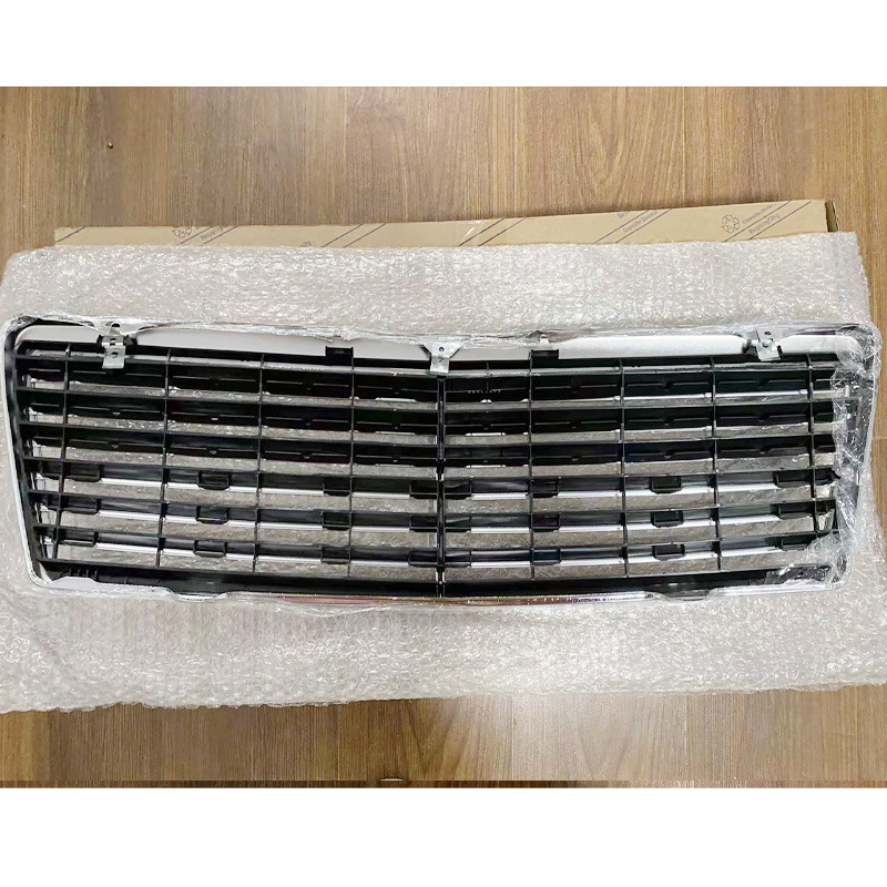 Grilă centrală a barei frontale pentru Mercedes-Benz W140, motif tigru, ABS plastic, 1992-1998, Piesă 1408800583, Brand LC